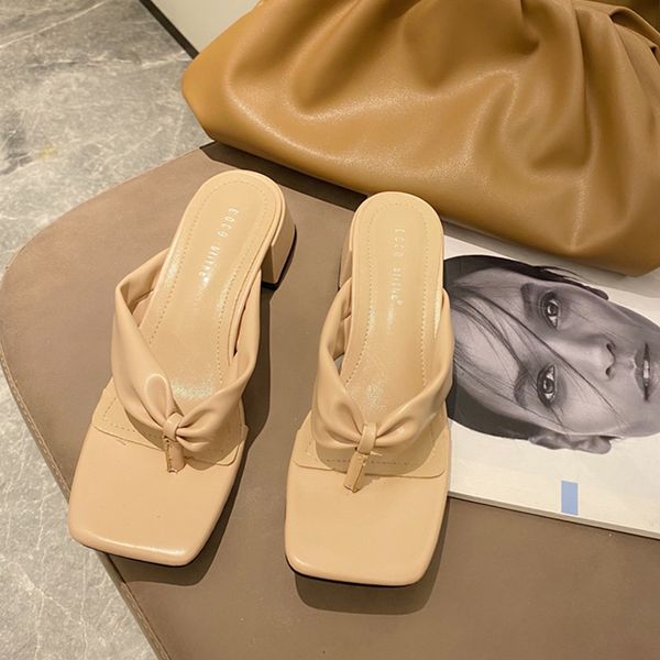 women new pu flip flop square head peep toe high heel slippers summer fashion slip on thin heels slides women mules party, Black
women new pu flip flop square head peep toe high heel slippers summer fashion slip on thin heels slides women mules party, Black