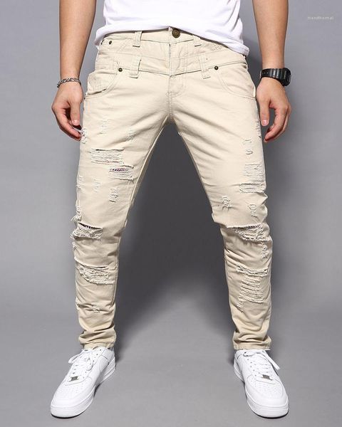 long corgo jeans casual street style mens pants fashion multi color ripped mens clothing men designer skinny, Blue
long corgo jeans casual street style mens pants fashion multi color ripped mens clothing men designer skinny, Blue