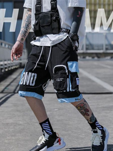 men's 5 points cargo shorts summer middle pants teenage functional fashion overalls male outdoor pockets zipper short pants, White;black
men's 5 points cargo shorts summer middle pants teenage functional fashion overalls male outdoor pockets zipper short pants, White;black