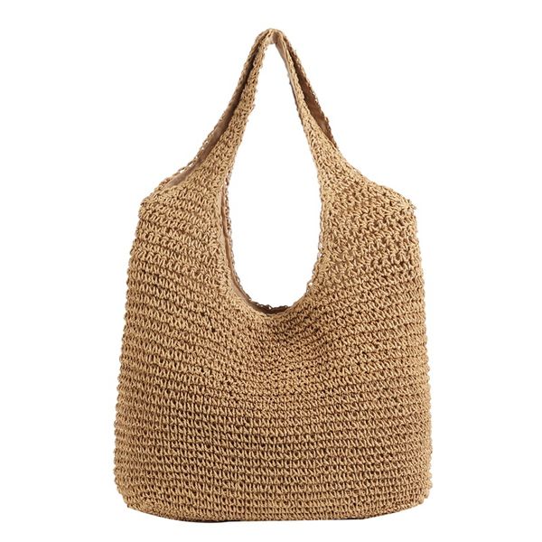 korean version ins wind beach holiday style new handmade woven bag shoulder simple solid color wild straw bag khaki
korean version ins wind beach holiday style new handmade woven bag shoulder simple solid color wild straw bag khaki