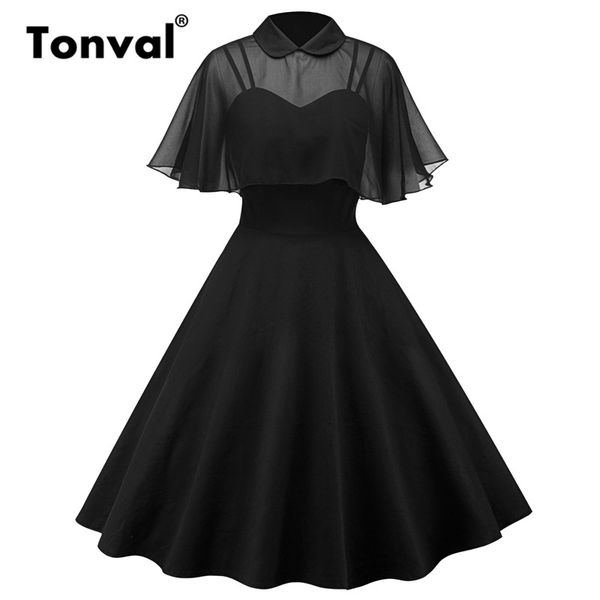 tonval rockabilly vintage из двух частей черное платье шифон накидка на мыс линии pin up платья женщин платье рукава платье вечеринки midi, Black;gray
tonval rockabilly vintage из двух частей черное платье шифон накидка на мыс линии pin up платья женщин платье рукава платье вечеринки midi, Black;gray