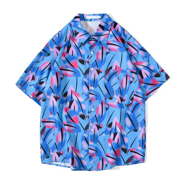 blue hawaiian shirt men holiday beach men's shirts short sleeve summer male top, White;black
blue hawaiian shirt men holiday beach men's shirts short sleeve summer male top, White;black