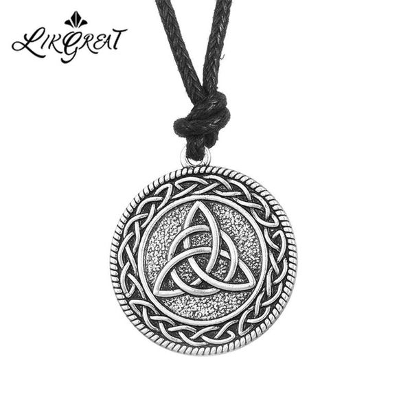 likgreat vintage round triquetra pendant necklace antique silver color irish celtics knot pattern necklace wicca amulet jewelry
likgreat vintage round triquetra pendant necklace antique silver color irish celtics knot pattern necklace wicca amulet jewelry