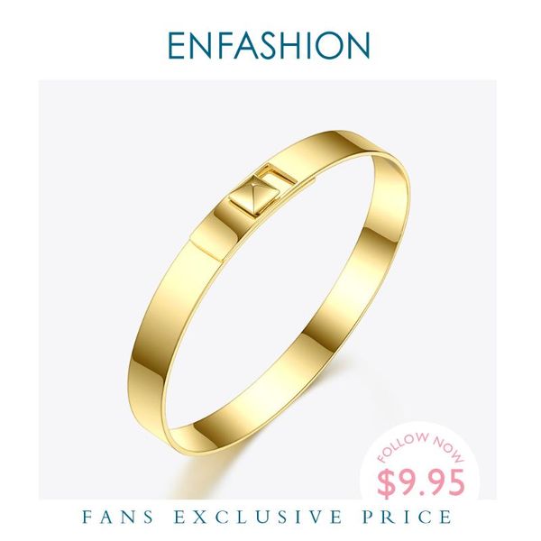 enfashion pyramid simple cuff bracelets bangles for women gold color stainless steel minimalist bangle fashion jewelry b192053, Black
enfashion pyramid simple cuff bracelets bangles for women gold color stainless steel minimalist bangle fashion jewelry b192053, Black