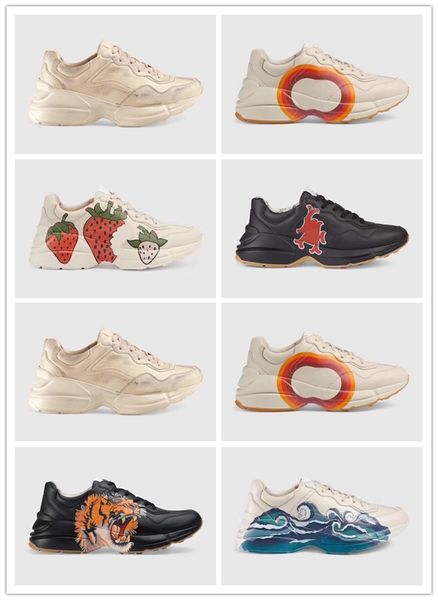 mens rhyton leather sneaker with wave mouth web print tiger strawberry womens sneakers vintage shoes trainers dad shoes r158, Black
mens rhyton leather sneaker with wave mouth web print tiger strawberry womens sneakers vintage shoes trainers dad shoes r158, Black