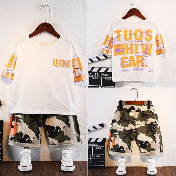 summer boys fashion new short-sleeved + pants 2pcs sets sports suit kids casual cotton clothes sets children o-neck print suit, Black;blue
summer boys fashion new short-sleeved + pants 2pcs sets sports suit kids casual cotton clothes sets children o-neck print suit, Black;blue