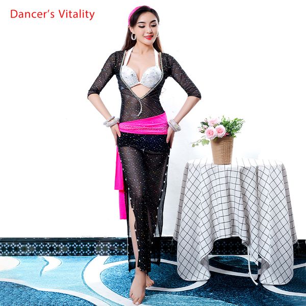 new belly dance costumes set for women belly dance clothing for women dress crystal mesh black dress, Black;red
new belly dance costumes set for women belly dance clothing for women dress crystal mesh black dress, Black;red