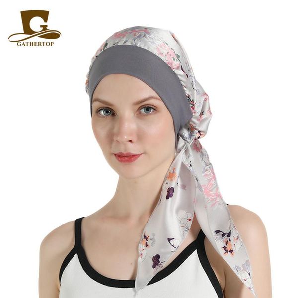 резинка для волос оголовье женщины шелковистой капот headwrap шарфов pre-tied рака химиотерапия шапочки головной убор head wrap аксессуары д
резинка для волос оголовье женщины шелковистой капот headwrap шарфов pre-tied рака химиотерапия шапочки головной убор head wrap аксессуары д