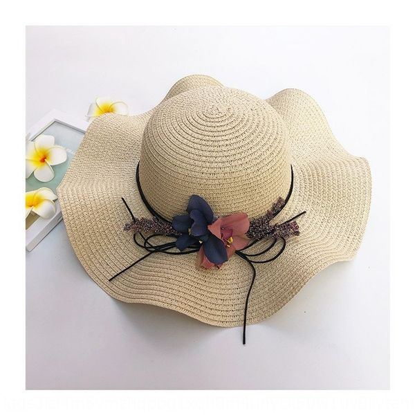 korean style summer outdoor sunscreen wavy straw straw side big eaves seaside holiday beach hat women's sun hat, Blue;gray
korean style summer outdoor sunscreen wavy straw straw side big eaves seaside holiday beach hat women's sun hat, Blue;gray