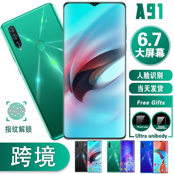 a91 cross-border new spot smart phone 6.7 inch water drop large screen fingerprint ultra-thin wholesale oem mobile phone
a91 cross-border new spot smart phone 6.7 inch water drop large screen fingerprint ultra-thin wholesale oem mobile phone