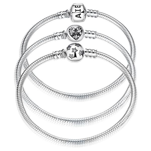 new 925 sterling silver bracelets round shape snake chain for womens accessories fashion jewelry valentine's mother's day gift, Black
new 925 sterling silver bracelets round shape snake chain for womens accessories fashion jewelry valentine's mother's day gift, Black