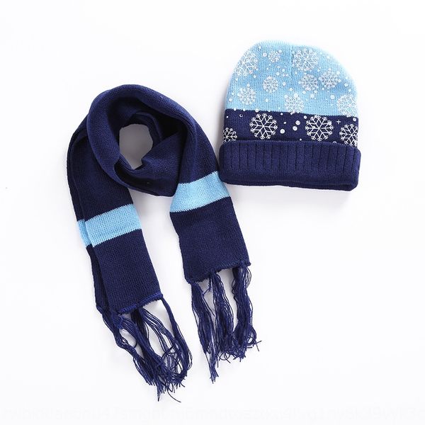 christmas snowflake children's and warm hat cap baby cap scarf two-piece set warm boys' and boys' baby hat set (-9, Blue;gray
christmas snowflake children's and warm hat cap baby cap scarf two-piece set warm boys' and boys' baby hat set (-9, Blue;gray