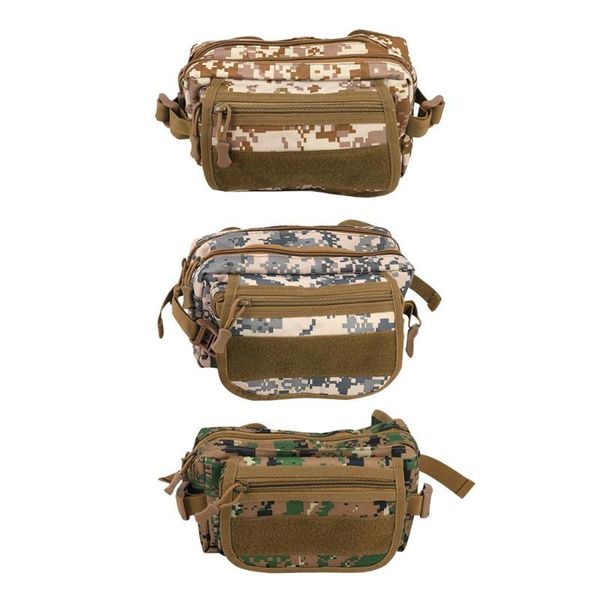 waist bagskillful manufacture digital camouflage outdoor waist bag fishing hiking cycling fanny pack belt bag