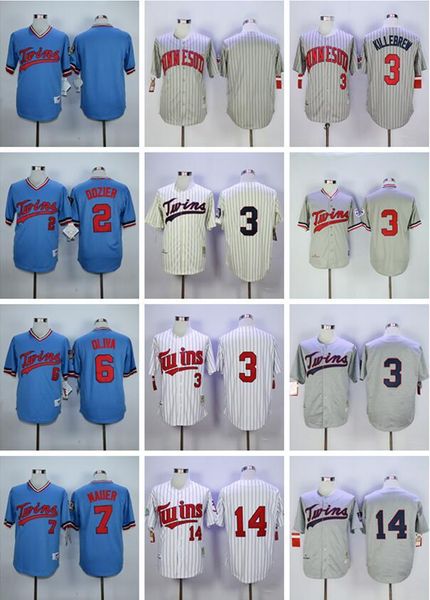 new 2 brian dozier men jerseys stitched 3 harmon killebrew 7 joe mauer 14 hrbek men women kids youth baseball jerseys size s-xxxl, Blue;black
new 2 brian dozier men jerseys stitched 3 harmon killebrew 7 joe mauer 14 hrbek men women kids youth baseball jerseys size s-xxxl, Blue;black