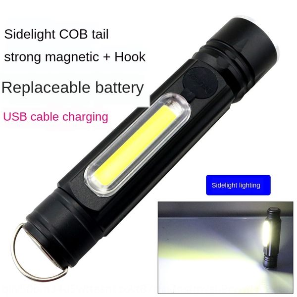 4husa new mini bright flash usb cable rechargeable replaceable battery with magnet side light outdoor lighting flashlight flashlightflashlig
4husa new mini bright flash usb cable rechargeable replaceable battery with magnet side light outdoor lighting flashlight flashlightflashlig