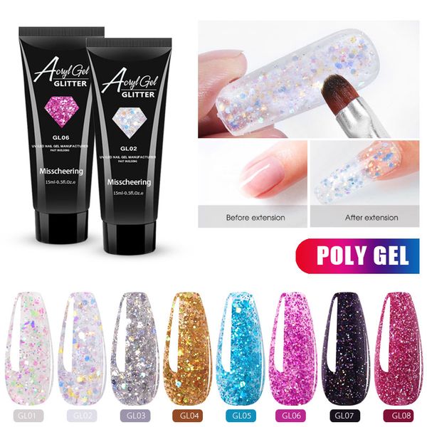 15ml for finger nails extensions mix glitter sequins painless acrylic building gel varnish hybrid uv gel nail polish, Red;pink
15ml for finger nails extensions mix glitter sequins painless acrylic building gel varnish hybrid uv gel nail polish, Red;pink