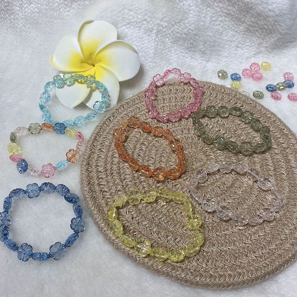 aomu korea 2020 new summer candy color sweet girl colorful flower colorful beaded bracelet for women female party jewerly gift, Black
aomu korea 2020 new summer candy color sweet girl colorful flower colorful beaded bracelet for women female party jewerly gift, Black