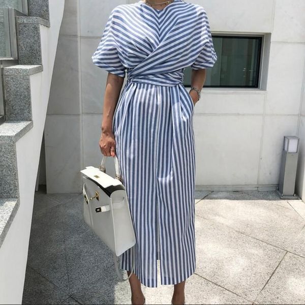 casual dresses fashion summer dress women 2021 boho short sleeve cross striped party beach white high waist, Black;gray
casual dresses fashion summer dress women 2021 boho short sleeve cross striped party beach white high waist, Black;gray