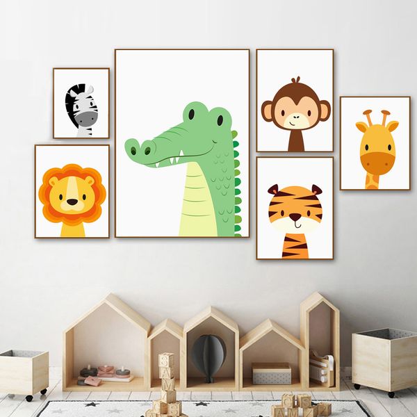 giraffe zebra tiger baby animal posters and prints canvas painting nursery wall art pictures nordic boy kids room decoration
giraffe zebra tiger baby animal posters and prints canvas painting nursery wall art pictures nordic boy kids room decoration