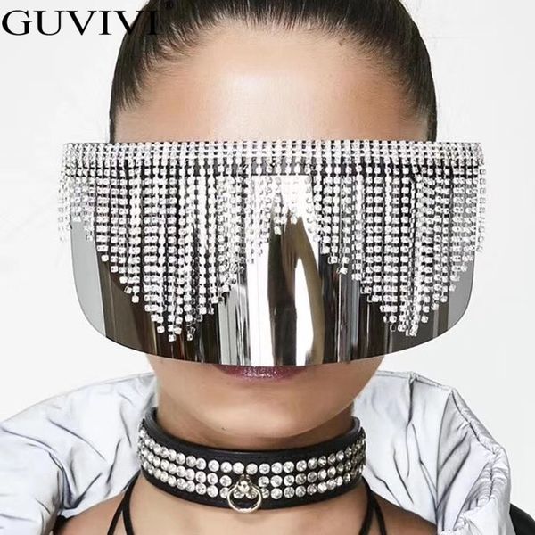 rhinestone oversized mirror sunglasses women men luxury big frame mask diamond goggle eye silver shade sun glasses uv400, White;black
rhinestone oversized mirror sunglasses women men luxury big frame mask diamond goggle eye silver shade sun glasses uv400, White;black