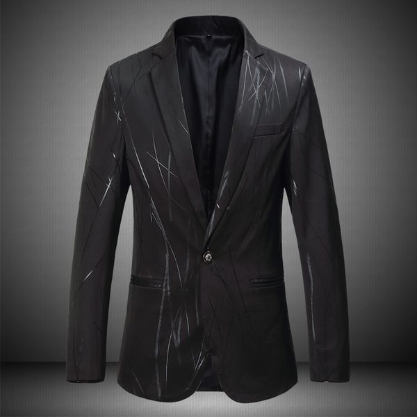 bees blazer men fashion wedding prom blazers single button for male stylish suit jacket 6xl suits for men, White;black
bees blazer men fashion wedding prom blazers single button for male stylish suit jacket 6xl suits for men, White;black