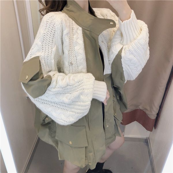 women's jackets mid-length jacket female 2021 fashion spring and autumn korean version loose wild bf wind retro tide, Black;brown
women's jackets mid-length jacket female 2021 fashion spring and autumn korean version loose wild bf wind retro tide, Black;brown