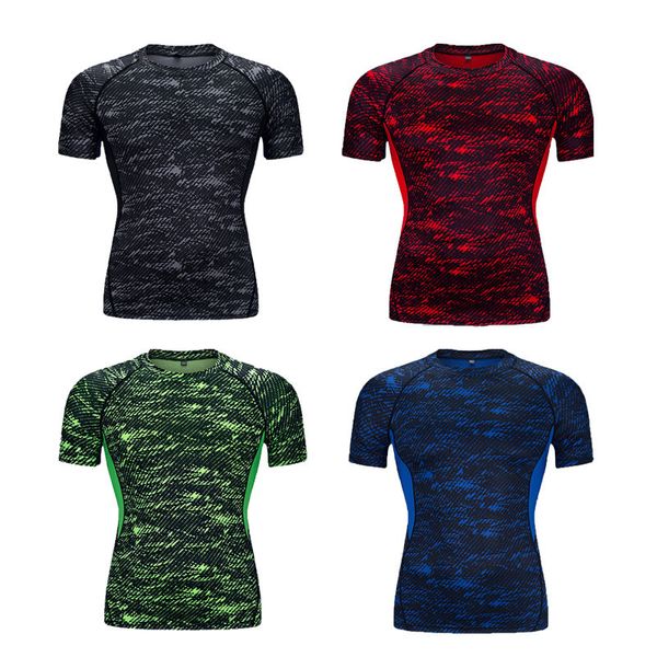 sportswear new style sports short sleeve men's quick-dry breathable digital printing elasticity camouflage t-shirt running, Black;blue
sportswear new style sports short sleeve men's quick-dry breathable digital printing elasticity camouflage t-shirt running, Black;blue