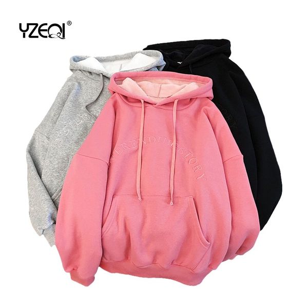 yzeqi hoodie women loose pullovers sweatshirt casual lady pocket hooded sweatshirt warm thick sweatshirts winter hoodies, Black
yzeqi hoodie women loose pullovers sweatshirt casual lady pocket hooded sweatshirt warm thick sweatshirts winter hoodies, Black