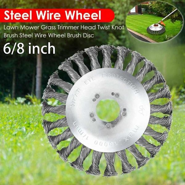 8/6 inch steel wire grass trimmer head rounded edge grass trimmer head brush removal tray plate for lawnmower
8/6 inch steel wire grass trimmer head rounded edge grass trimmer head brush removal tray plate for lawnmower