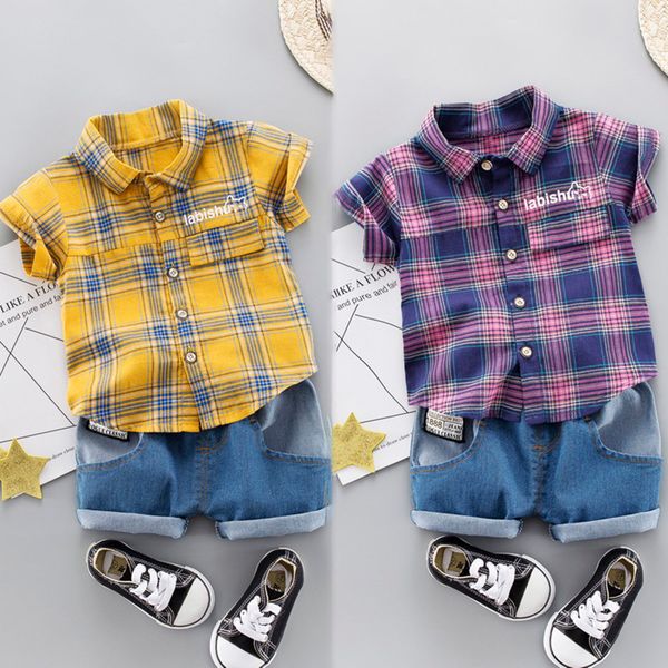 clothing sets baby suits summer boy shirt set plaid print blouse shirt+shorts children casual short sleeve outfits, White
clothing sets baby suits summer boy shirt set plaid print blouse shirt+shorts children casual short sleeve outfits, White