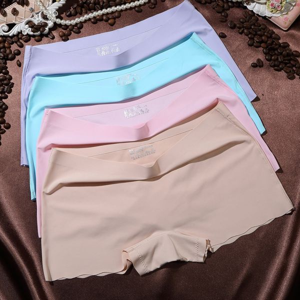 2020 new arrival 4pcs seamless women briefs underwear ice silk comfortable woman panties solid color, Black;pink
2020 new arrival 4pcs seamless women briefs underwear ice silk comfortable woman panties solid color, Black;pink