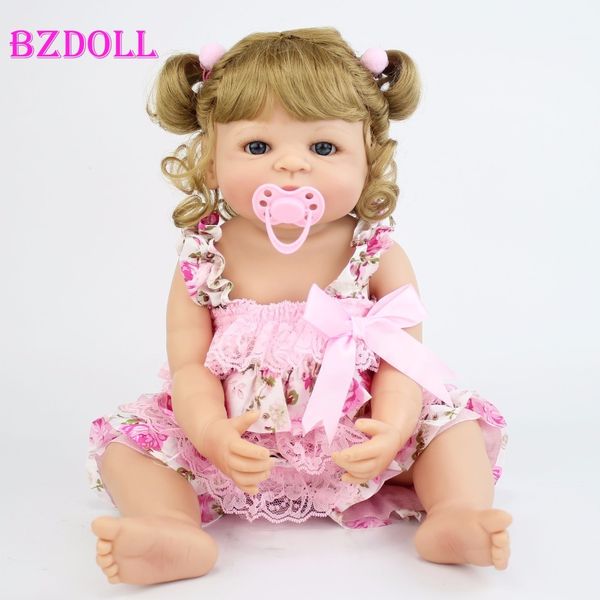 55cm full silicone vinyl reborn doll princess realistic newborn baby bebe alive toy birthday gift girls play house bathe toy t200712, White
55cm full silicone vinyl reborn doll princess realistic newborn baby bebe alive toy birthday gift girls play house bathe toy t200712, White
