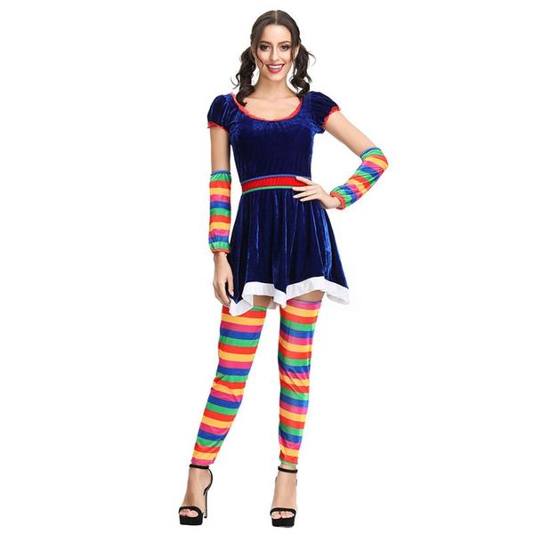 purim carnival halloween clown costumes funny women circus clown cosplay costume for girl party dress, Black;red
purim carnival halloween clown costumes funny women circus clown cosplay costume for girl party dress, Black;red