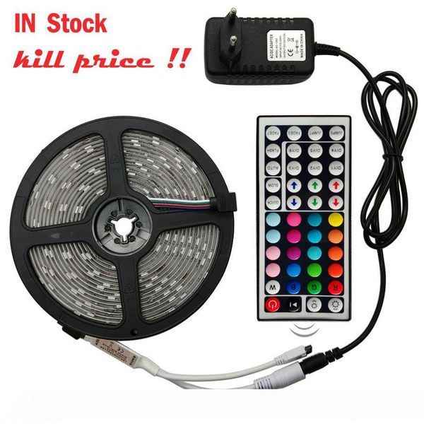 LED Strip Light RGB 5050 SMD 2835 5m 10m 15m Flexible Ribbon fita led light strip RGB 5M 10M 15M Tape Diode DC 12V+ Remote Control +Adapter
LED Strip Light RGB 5050 SMD 2835 5m 10m 15m Flexible Ribbon fita led light strip RGB 5M 10M 15M Tape Diode DC 12V+ Remote Control +Adapter