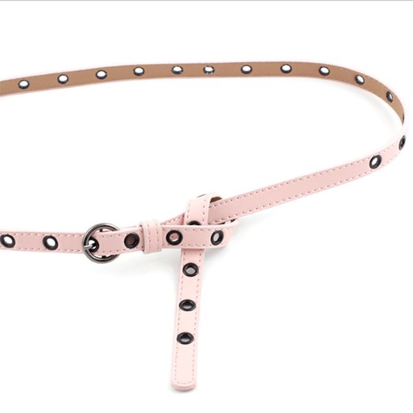 women's round black hollow buckle cream thin belt fashion decorative dress with small sweater belt belts for girl, Black;brown
women's round black hollow buckle cream thin belt fashion decorative dress with small sweater belt belts for girl, Black;brown