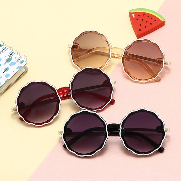 new children's sun all-match sunflowers sun round frame petal glasses trendy children's glasses 2050, Blue
new children's sun all-match sunflowers sun round frame petal glasses trendy children's glasses 2050, Blue