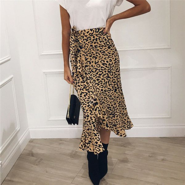 summer women lace up skirts fashion high waist ruffles loose slim long wrap skirt 2020 new ladies leopard outwear vestidos, Black
summer women lace up skirts fashion high waist ruffles loose slim long wrap skirt 2020 new ladies leopard outwear vestidos, Black
