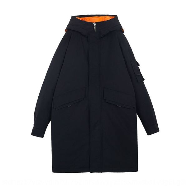 2019 winter new men's stitching down jacket coat fake two-piece coat casual mid-length hooded down jacket men's korean style trend, Black
2019 winter new men's stitching down jacket coat fake two-piece coat casual mid-length hooded down jacket men's korean style trend, Black
