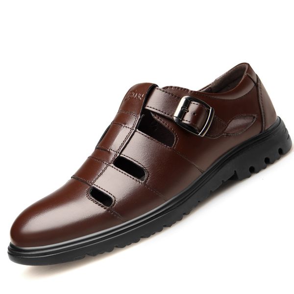 men sandals split genuine leather sandals men shoes brand casual shoes slippers summer beach comfort flip flops, Black
men sandals split genuine leather sandals men shoes brand casual shoes slippers summer beach comfort flip flops, Black