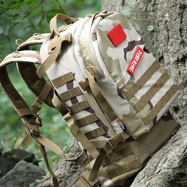 outdoor mountaineering tactical backpack army fan supplies camouflage bag special soldier 3d attack bag men eating chicken bag 45l, Black;green
outdoor mountaineering tactical backpack army fan supplies camouflage bag special soldier 3d attack bag men eating chicken bag 45l, Black;green