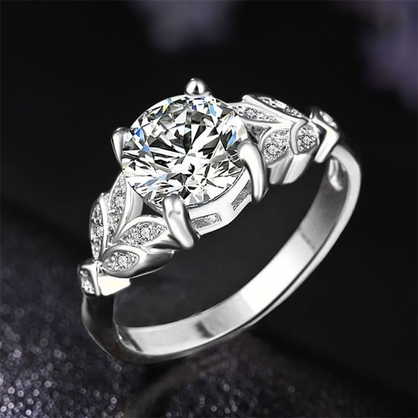 2020 crystal silvery women leaf engagement rings zircon cubic graceful girls white rose golden ring, Golden;silver
2020 crystal silvery women leaf engagement rings zircon cubic graceful girls white rose golden ring, Golden;silver