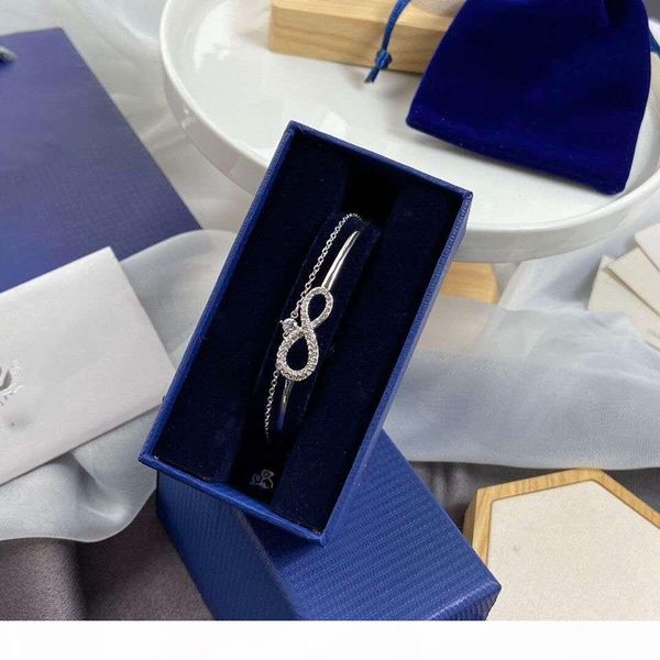 designer jewelry luxury designer bracelet ladies unlimited love diamond 18k gold s925 sterling silver austrian crystal bracelet with box, Black
designer jewelry luxury designer bracelet ladies unlimited love diamond 18k gold s925 sterling silver austrian crystal bracelet with box, Black