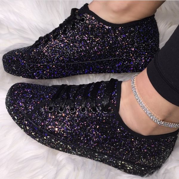 nausk women lace up sneakers glitter autumn flat vulcanized ladies bling casual female fashion platform zapatos de mujer shoes
nausk women lace up sneakers glitter autumn flat vulcanized ladies bling casual female fashion platform zapatos de mujer shoes
