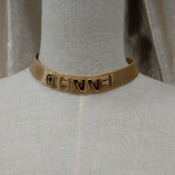 popular fashion brand letter choker designer necklace for lady design women party wedding lovers gift luxury jewelry for bride with box, Golden;silver
popular fashion brand letter choker designer necklace for lady design women party wedding lovers gift luxury jewelry for bride with box, Golden;silver