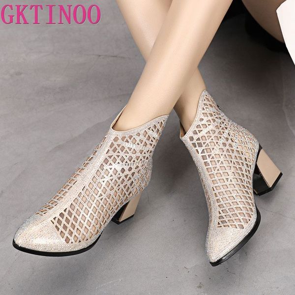 gktinoo new women boots summer shoes 2020 thick heel hollow mesh boots fashion sandals breathable female shoes, Black
gktinoo new women boots summer shoes 2020 thick heel hollow mesh boots fashion sandals breathable female shoes, Black