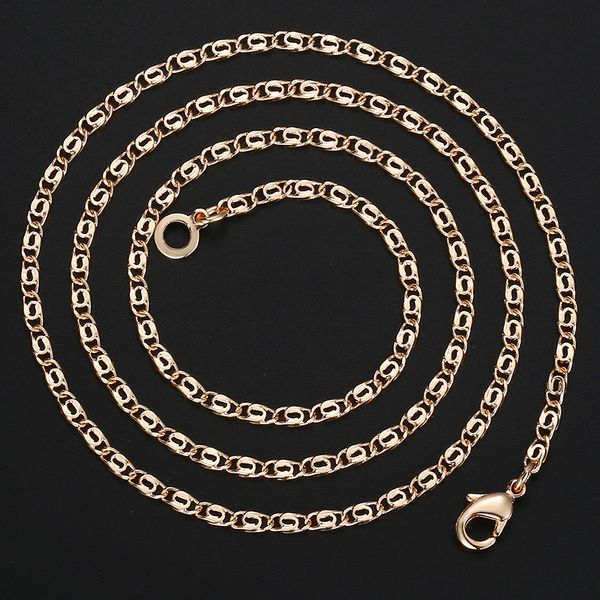 snail chain necklaces for women 585 rose gold thin paperclip link womens necklace jewelry gifts fashion elegant 2.5mm dcn15, Silver
snail chain necklaces for women 585 rose gold thin paperclip link womens necklace jewelry gifts fashion elegant 2.5mm dcn15, Silver