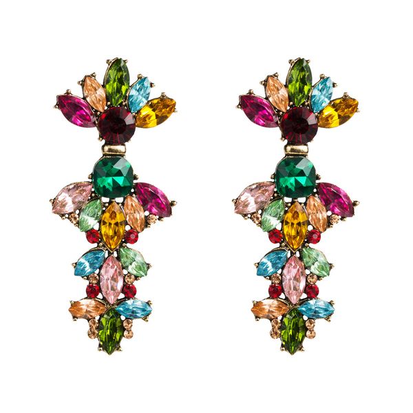 exaggerated multi-layer acrylic diamond earrings women's generous diamond fashion earrings, Golden
exaggerated multi-layer acrylic diamond earrings women's generous diamond fashion earrings, Golden
