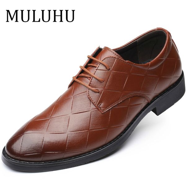 muluhu autumn new dress leather shoes men casual shoe business office fashion wedding shoes luxury plus size 38-48, Black
muluhu autumn new dress leather shoes men casual shoe business office fashion wedding shoes luxury plus size 38-48, Black