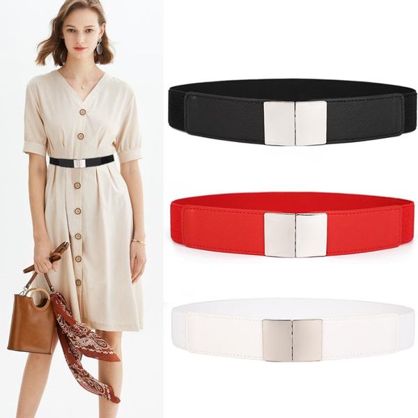 new elastic belt ladies thin waistbands for women decorative dress long shirt silver buckle waistband black stretch cummerbunds, Black;brown
new elastic belt ladies thin waistbands for women decorative dress long shirt silver buckle waistband black stretch cummerbunds, Black;brown