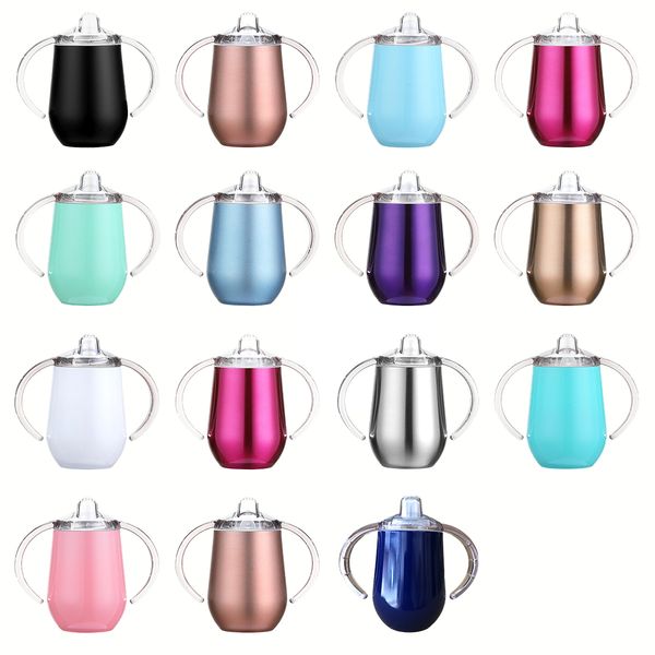 10oz kid tumbler sippy cup nipple water bottle stainless steel tumbler with double handle vacuum insulated travel cup baby bottle 12colors
10oz kid tumbler sippy cup nipple water bottle stainless steel tumbler with double handle vacuum insulated travel cup baby bottle 12colors
